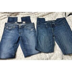 AG 27R and AE jeans 4 skinny jeans